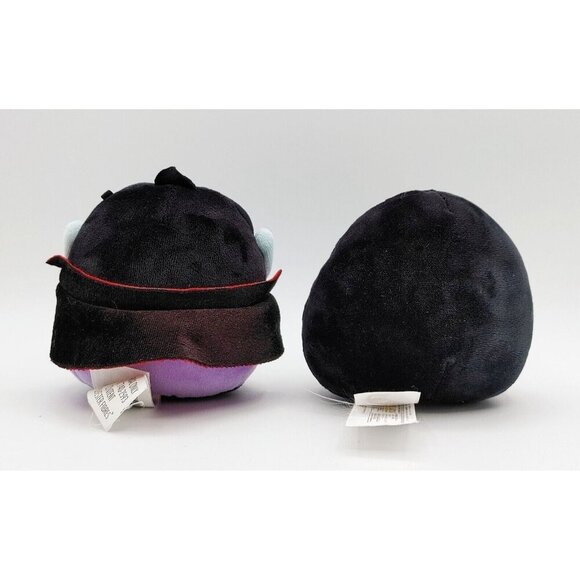 Squishmallow 4.5" Plush Stix Skeleton Black Gold & Vlad Vampire Dracula - Picture 4 of 6